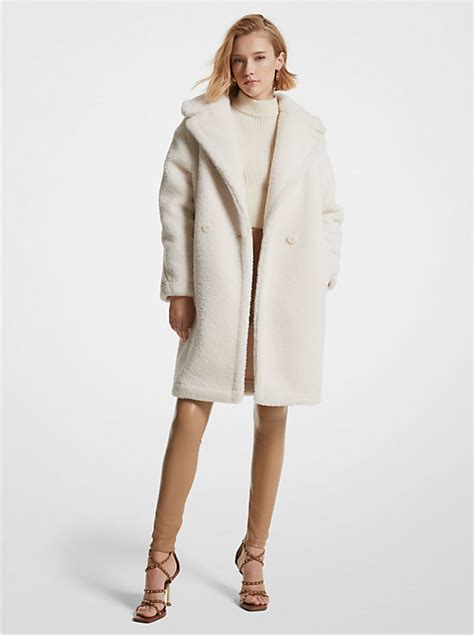 michael kors teddy mantel|Sherpa Teddy Coat .